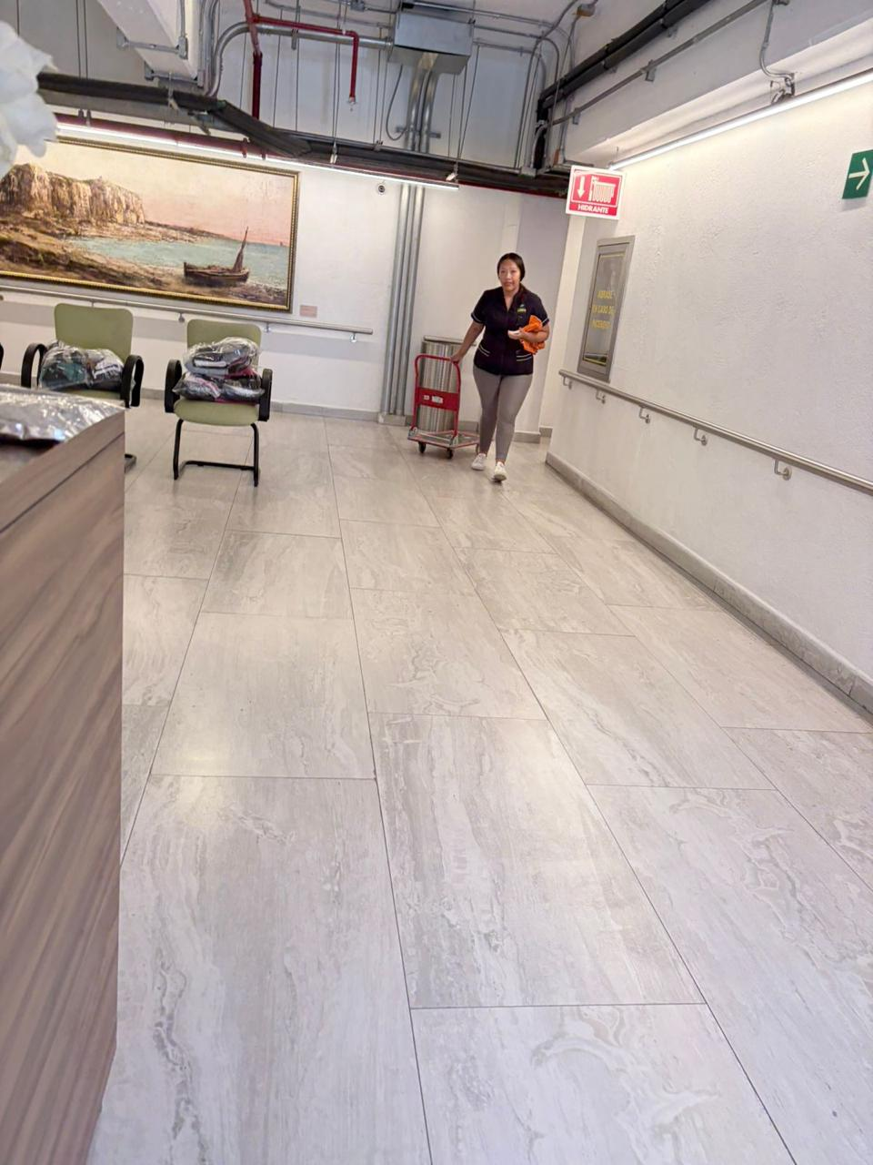 Servicio de lavanderia en una instalacion hospitalaria